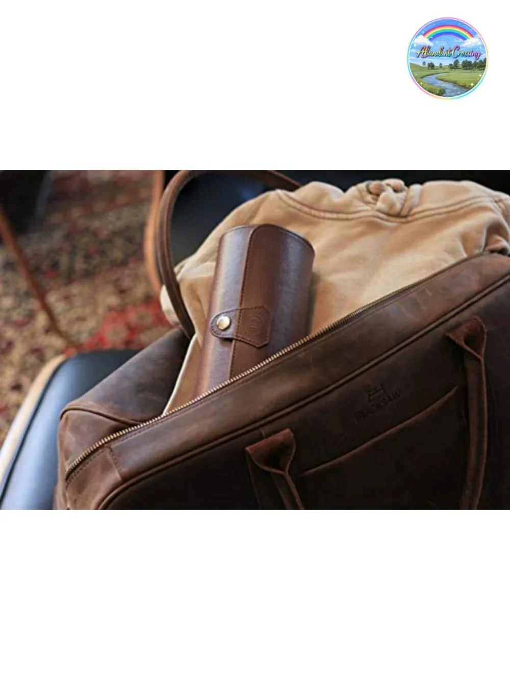Vegan Faux Leather 3-Watch Travel Case Roll Organizer for Men